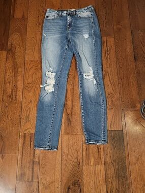 KanCan Light Blue Distressed Skinny Jeans